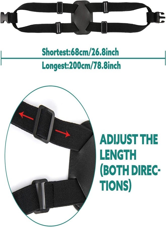 SHOPEE Luggage Straps Bag Bungees for Add a Bag, Adjustable Elastic Travel Suitcases Luggage Bags Strap Belt with Buckles - Black - Image 3